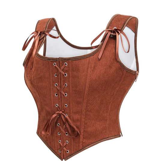 Corset Style Punk Goth avec lacets