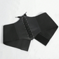 Black Faux Leather Corset Inspired Belt