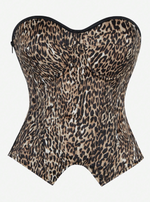 Gold Brocade Expert Waist Training Overbust Corset