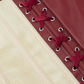 CORSET BUSTIER EN SIMILICUIR ROUGE