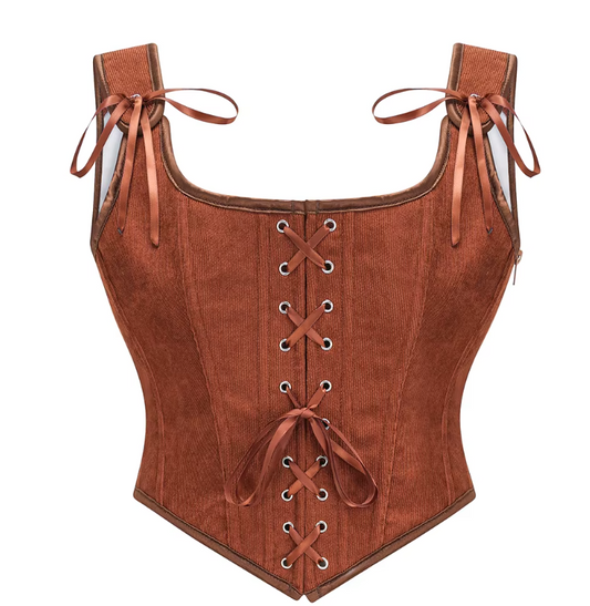 Corset Style Punk Goth avec lacets